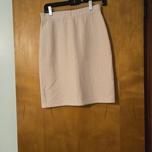 St John Collection Pink & White Skirt Size 4